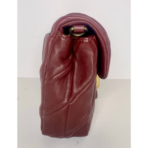 Coach Times Square Tabby 20 Merlot - Picture 4 of 10